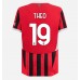 Maillot de foot AC Milan Theo Hernandez #19 Domicile vêtements 2024-25 Manches Courtes